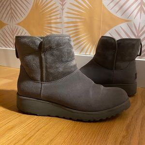 Ugg shearling lined baby wedge